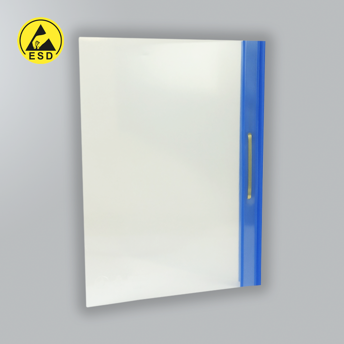 Clear A4 ESD Binder - Back Clear A4 ESD Binder - Back